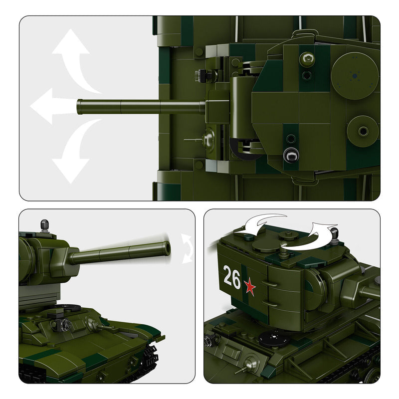 Military tank 924PCS