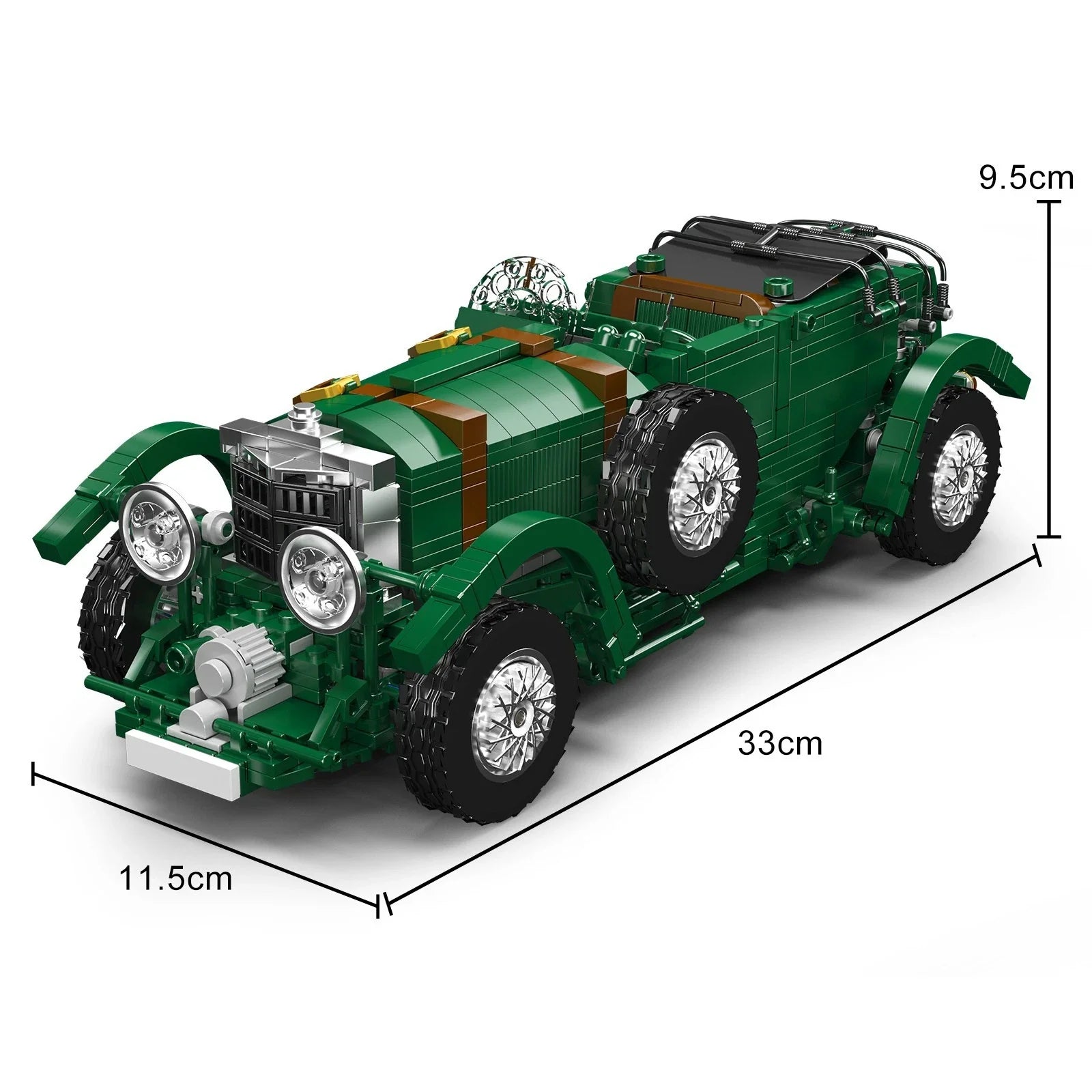 Voiture de course vintage des années 1920, 1148 pièces
