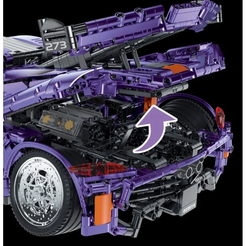 Purple swedish hypercar 2861PCS