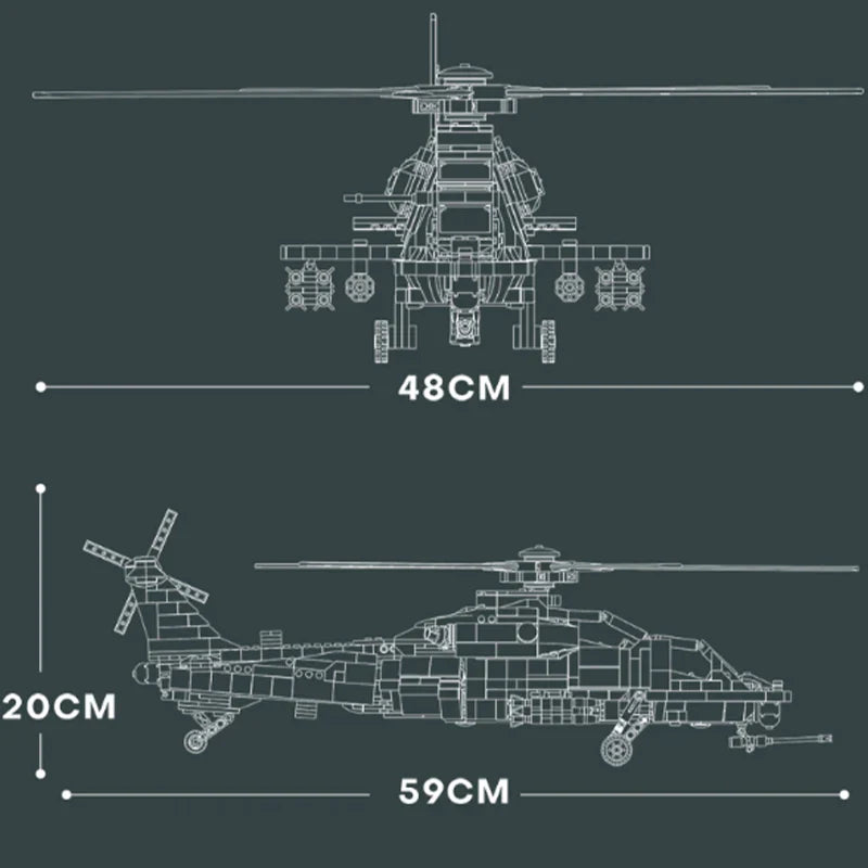 CAICZ-10 Plane 1366PCS