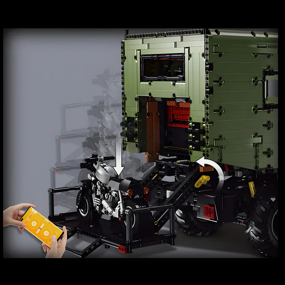 Camion tout-terrain Unimog 6x6 6690 pièces