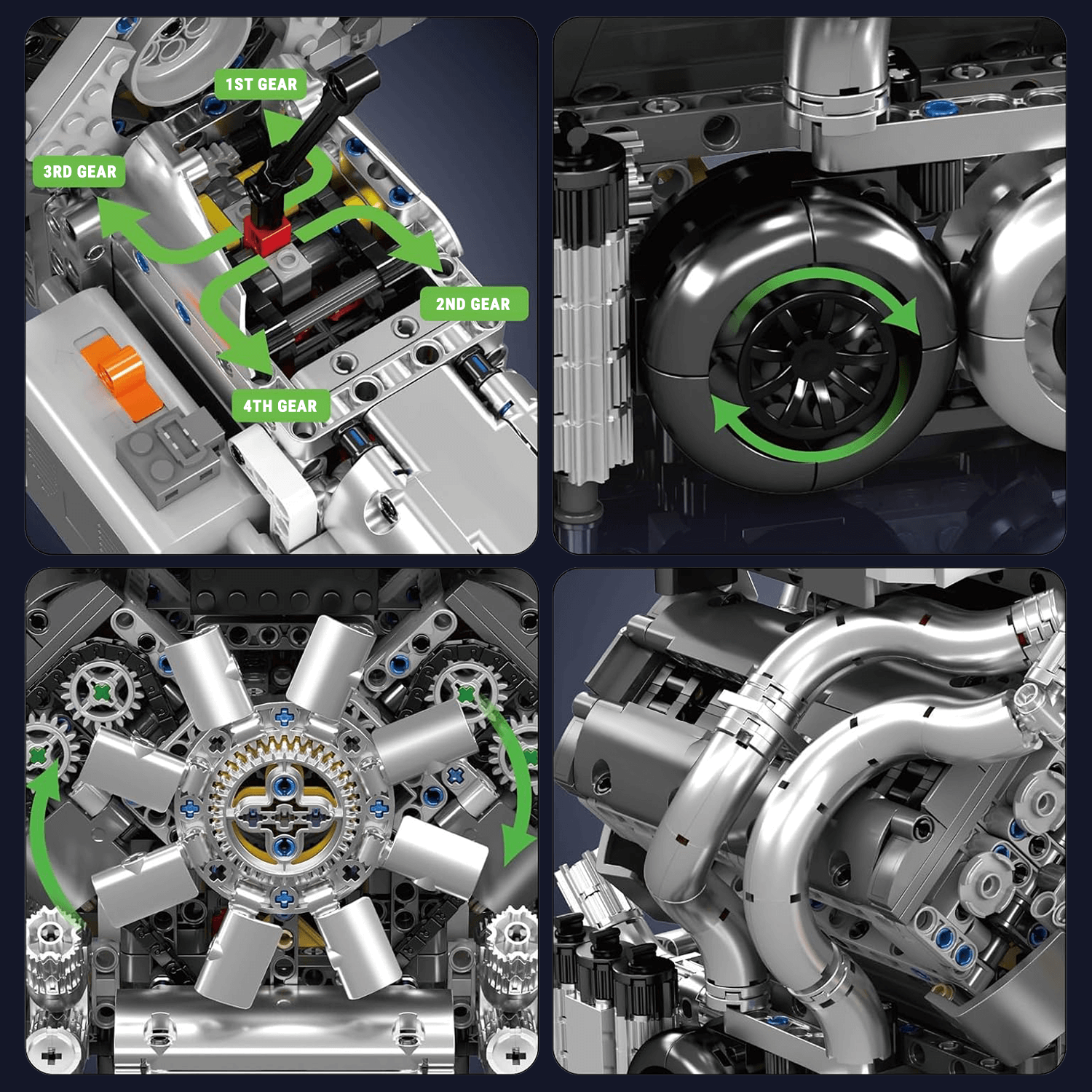Hypercar W16 Motor & Getriebe 2024 Teile