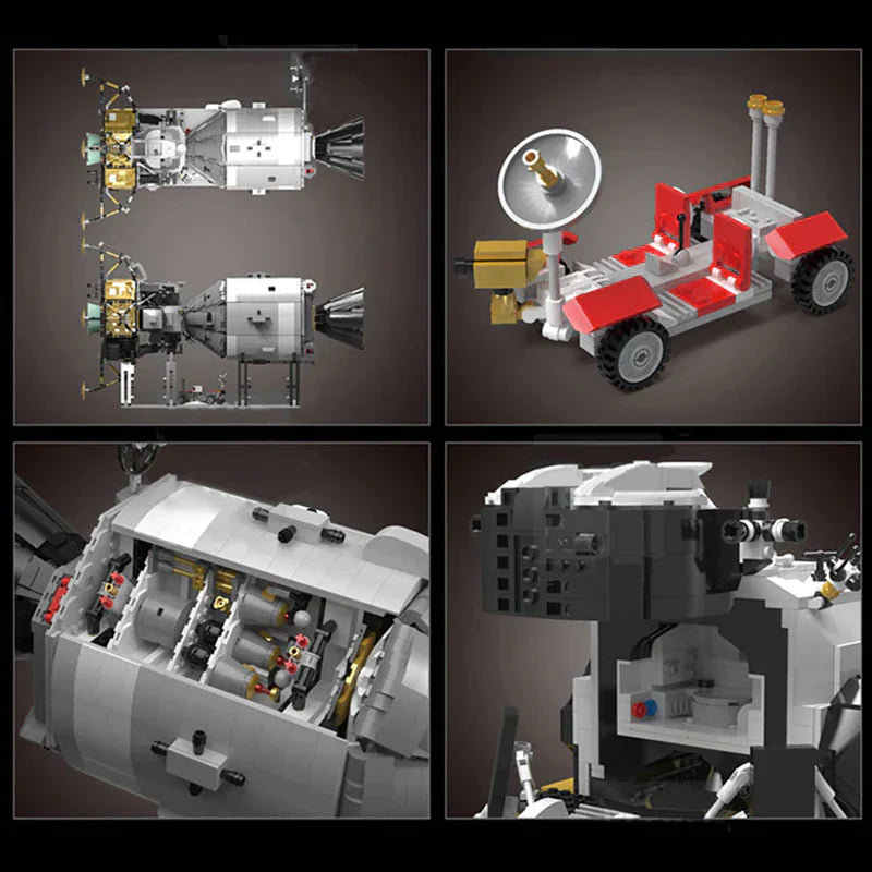 Apollo Mondmission Raumschiff 7011 Teile