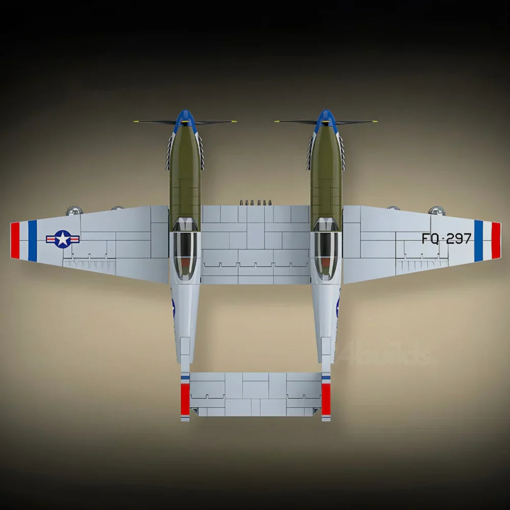 Chasseur F-82 Twin Mustang Seconde Guerre Mondiale 1108 pièces